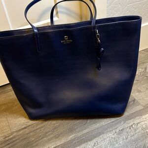 Kate Spade Midnight Blue Leather Tote